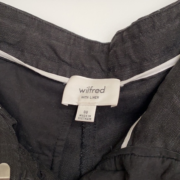 Wilfred Black Linen Pants - Picture 4 of 4